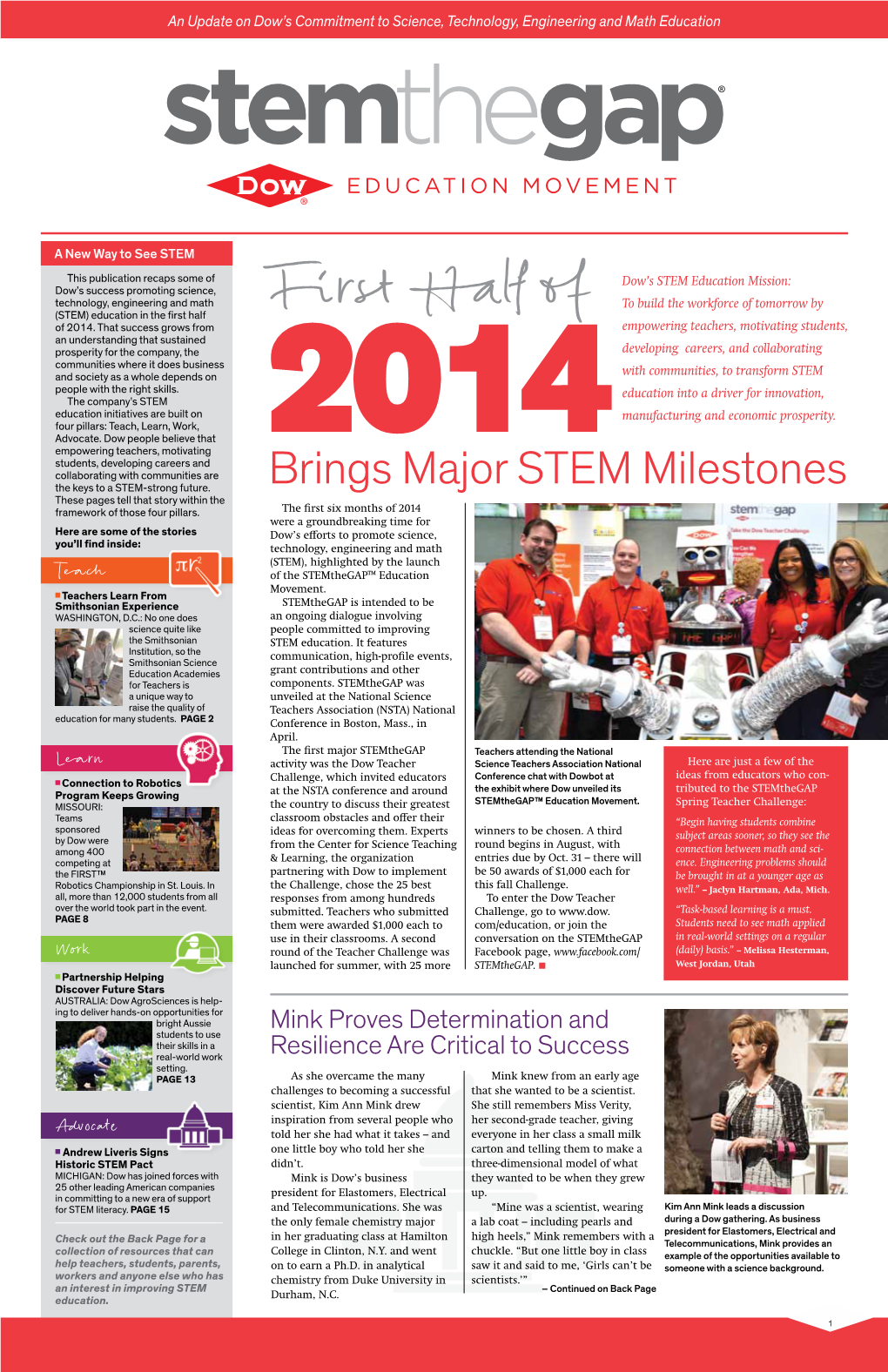 Dow STEM Highlights