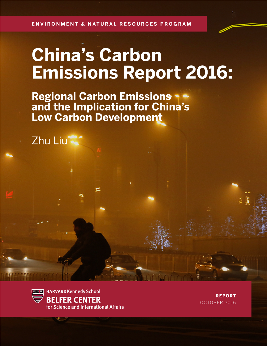 China's Carbon Emissions Report 2016