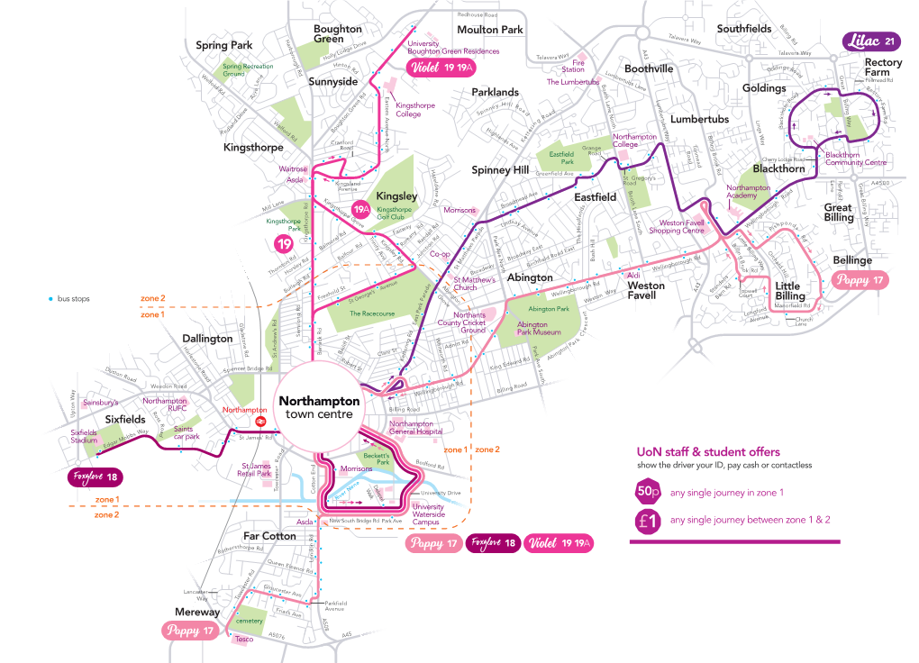 Northampton Network Map Jan20 PRINT.Pdf 1 14/11/2019 17:10