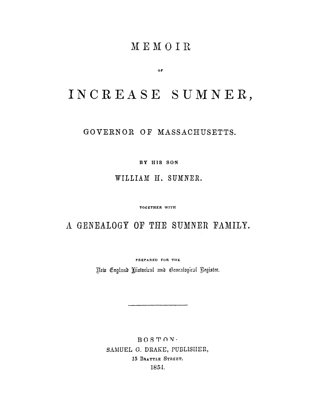 Increase Sumner