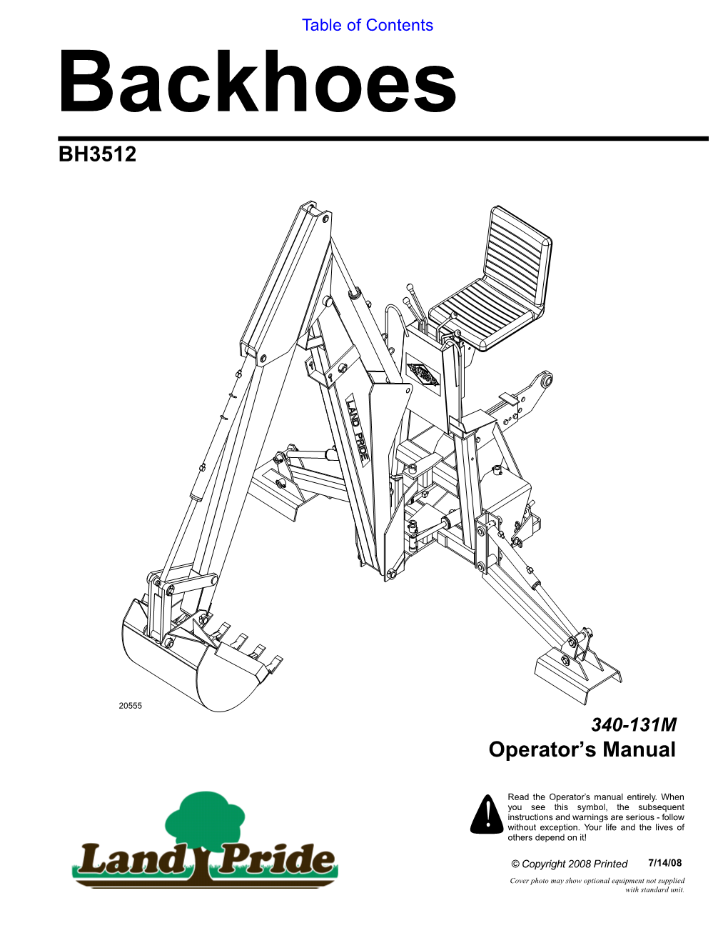 Backhoes BH3512