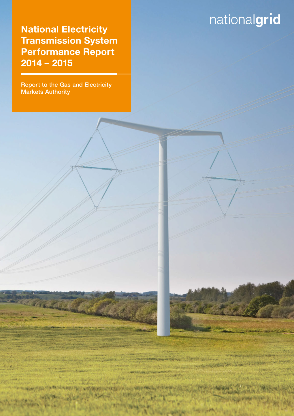 National Electricity Transmission System Performance Report 2014 – 2015