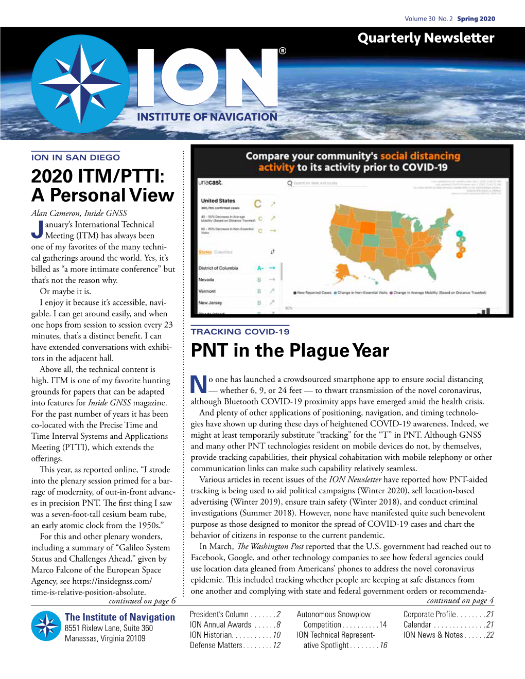 A Personal View PNT in the Plague Year