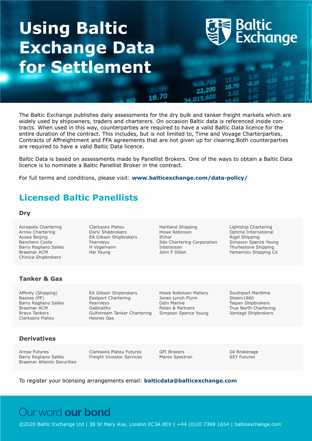 Settlement Licence