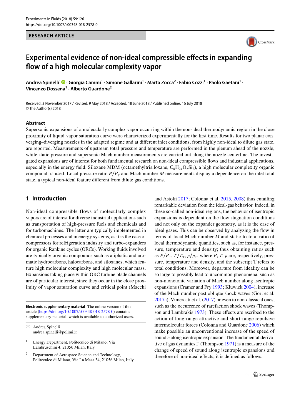 Experimental Evidence of Non-Ideal Compressible Effects in Expanding