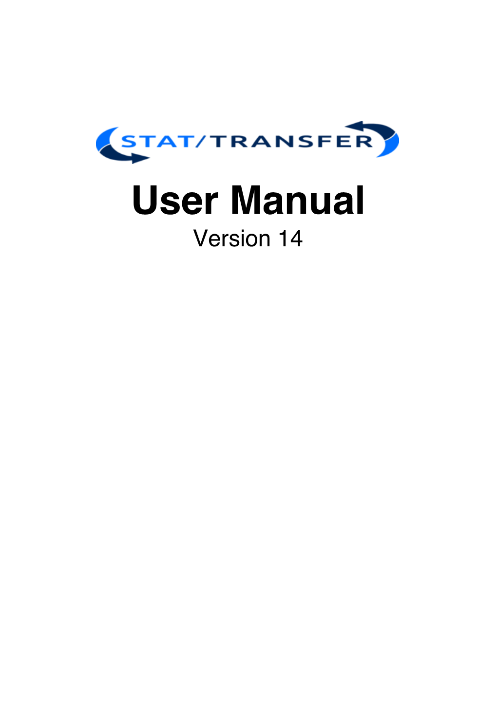 User Manual Version 14 Statatransfer User Manual