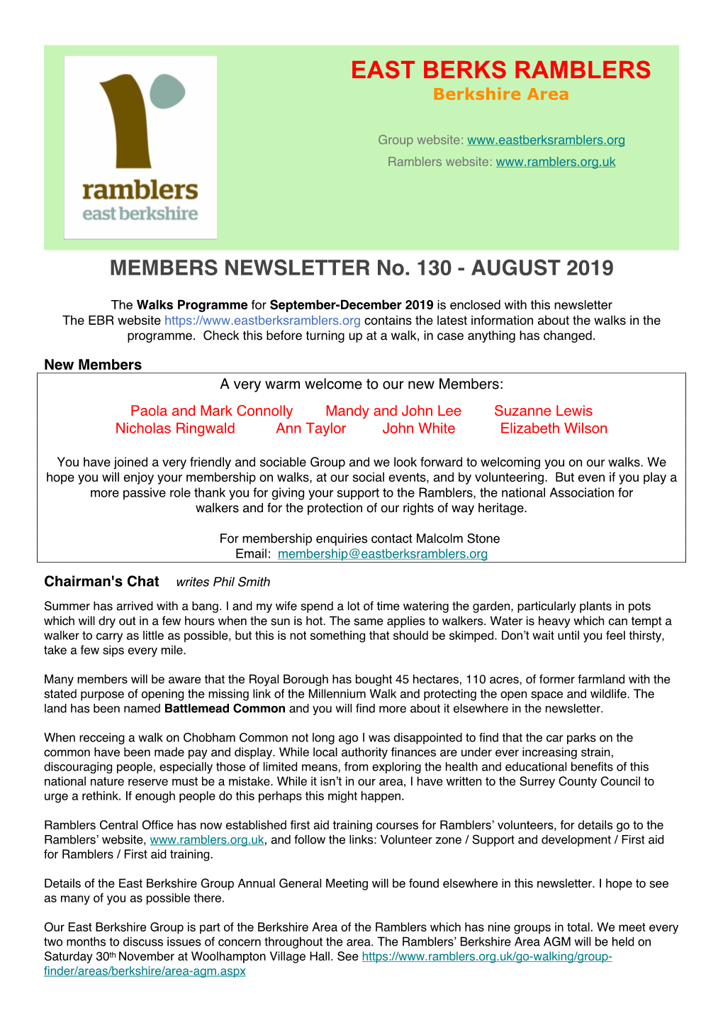 NEWSLETTER No