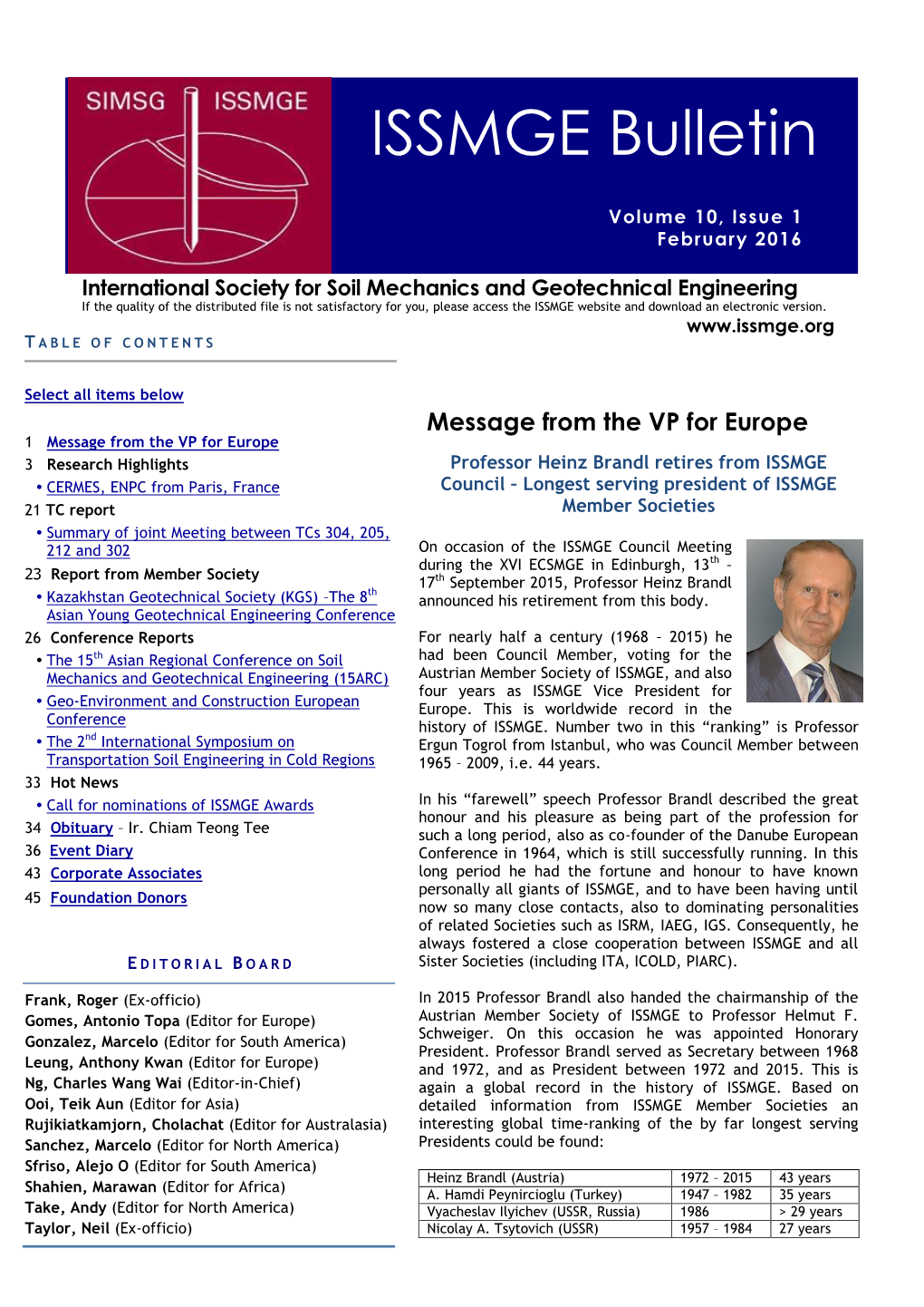 ISSMGE Bulletin