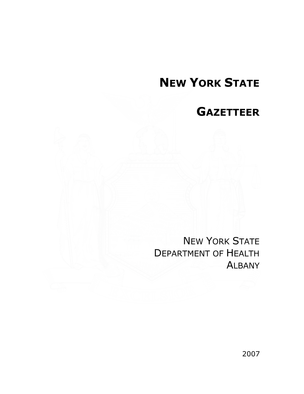 New York State Gazetteer