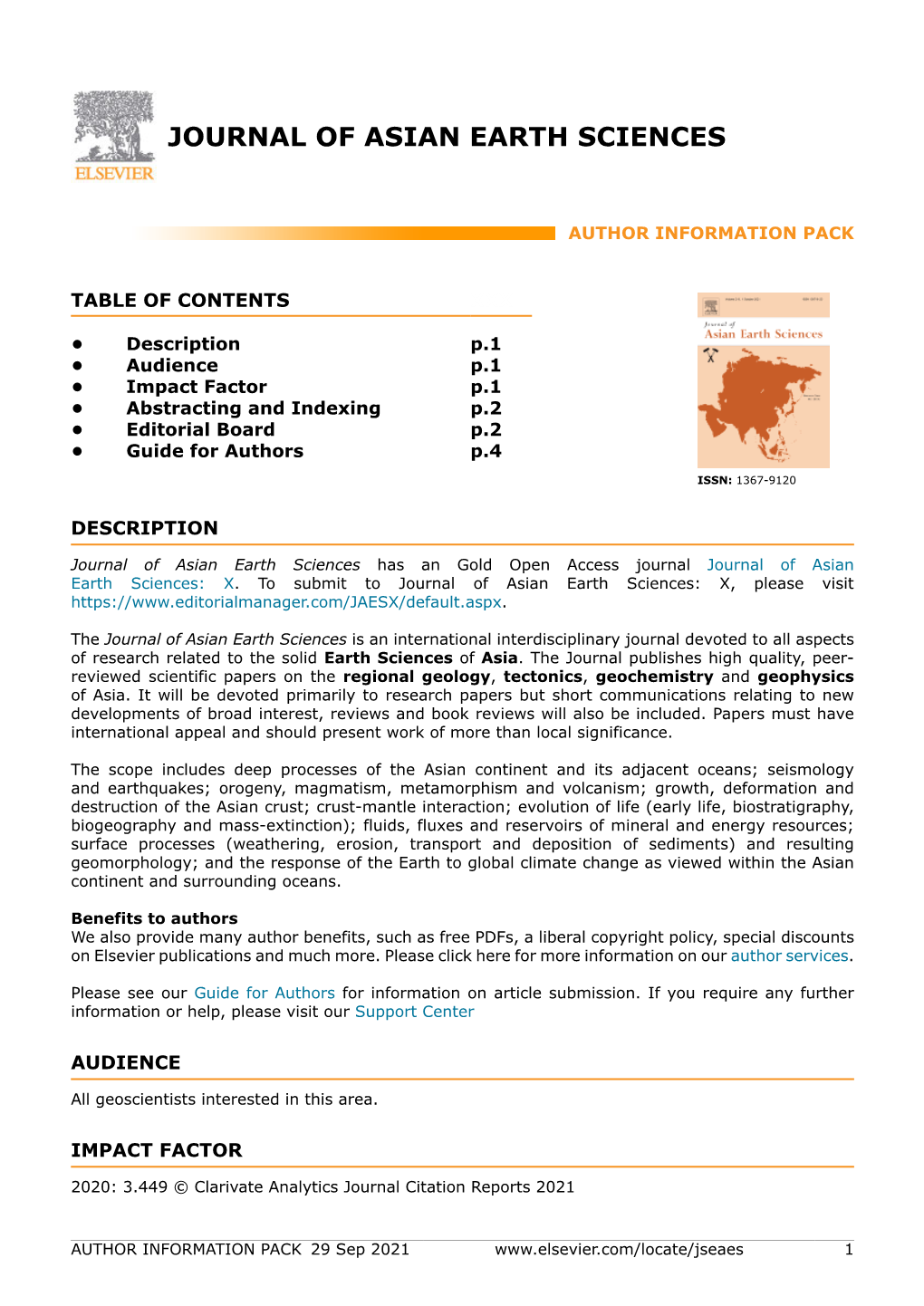 Journal of Asian Earth Sciences