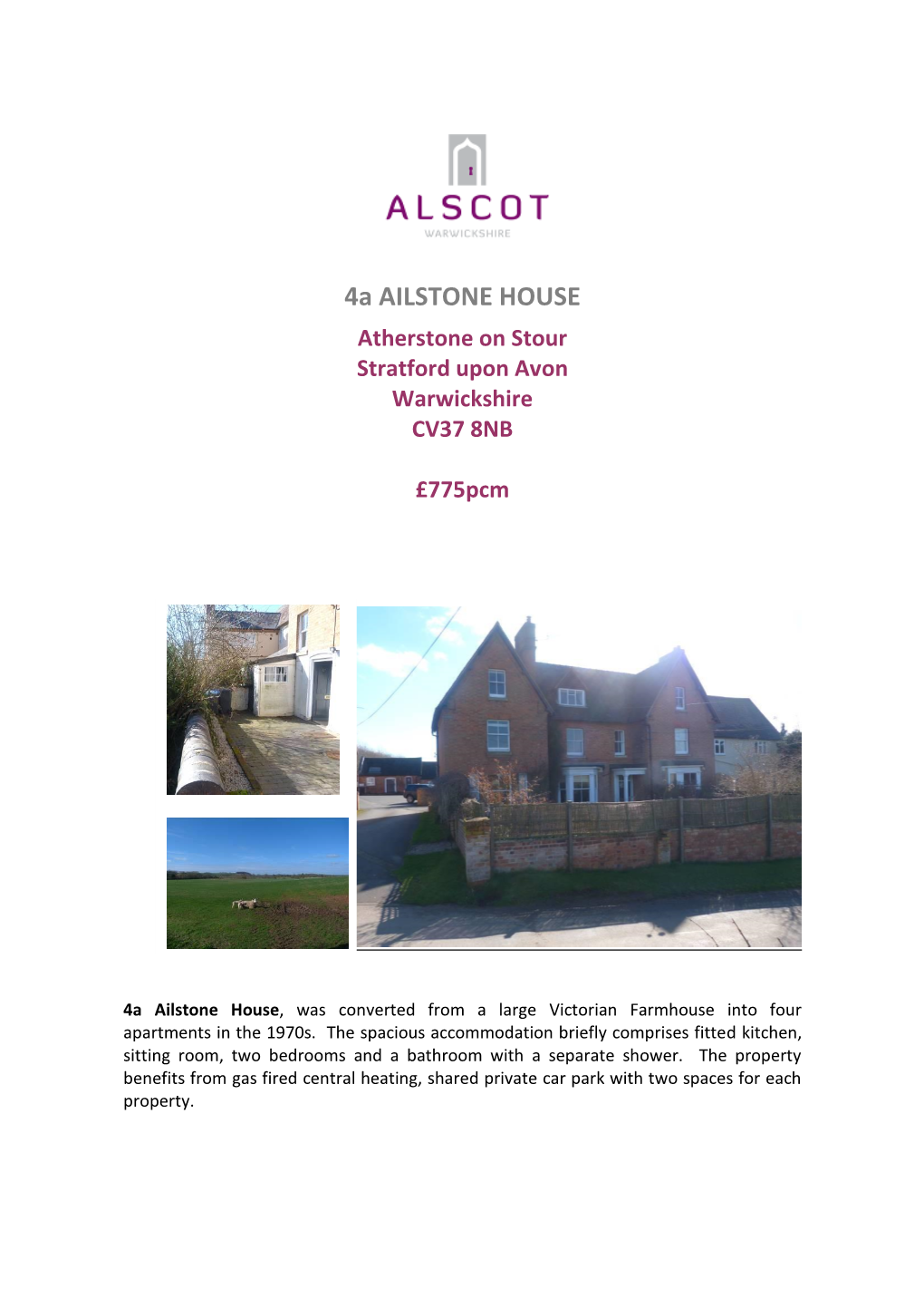 Alscot Estate to Keep Their Properties to a High Standard We Employ Our Own Building Team of Carpenters and Bricklayers