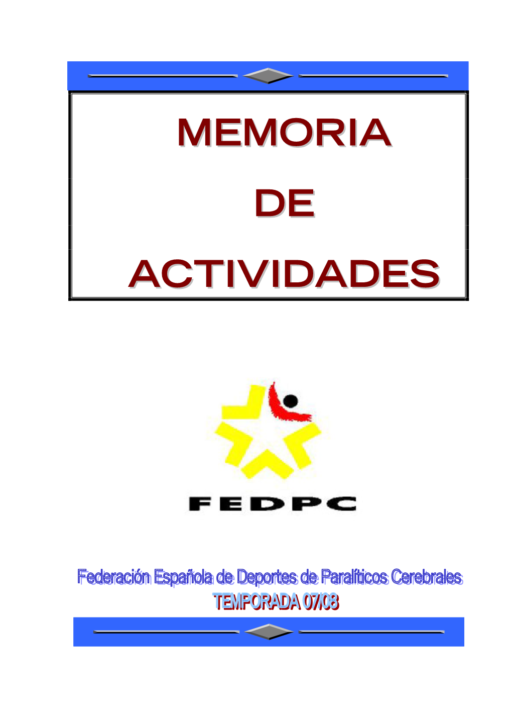 Memoria De Actividades 2007-2008