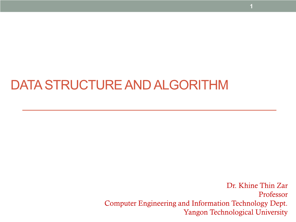 Data Structure and Algorithm (Lecture 12).Pdf (435.77