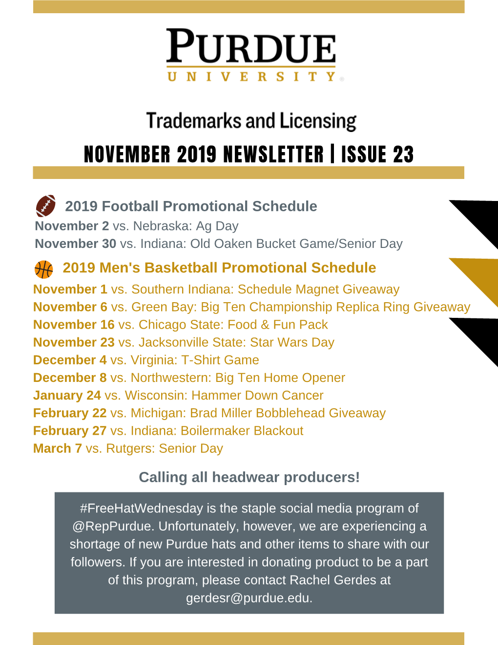 November 2019 Newsletter | Issue 23