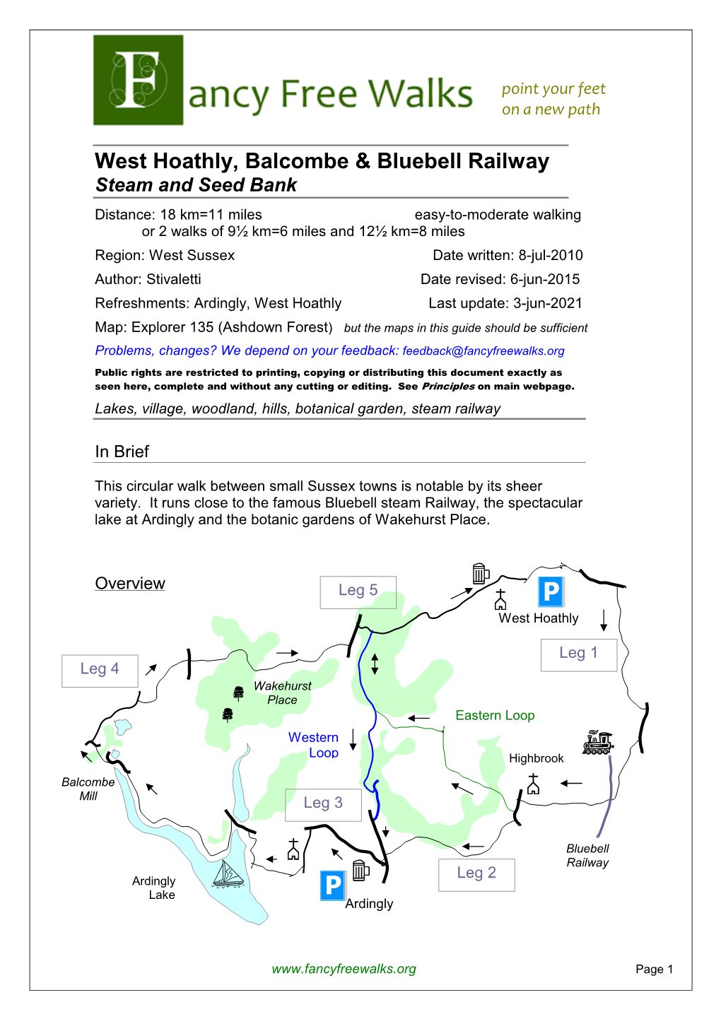 West Hoathly, Balcombe & the Bluebell Railway