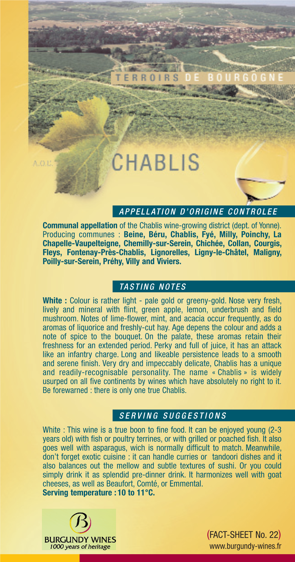 •Fiche N°22 UK Chablis.Qxp:1 10/06/08 11:48 Page 41