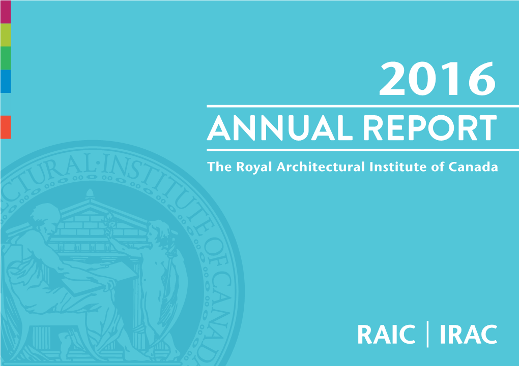 2016 RAIC Annual Report