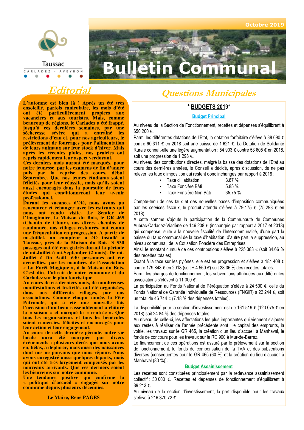 Bulletin Communal