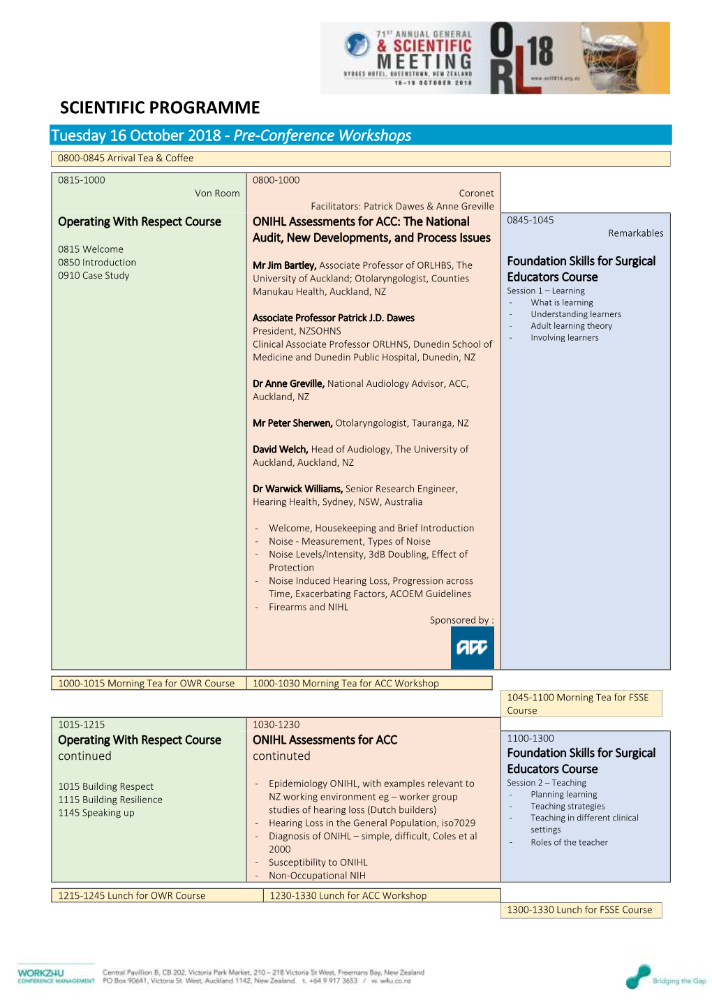 Conference Programme