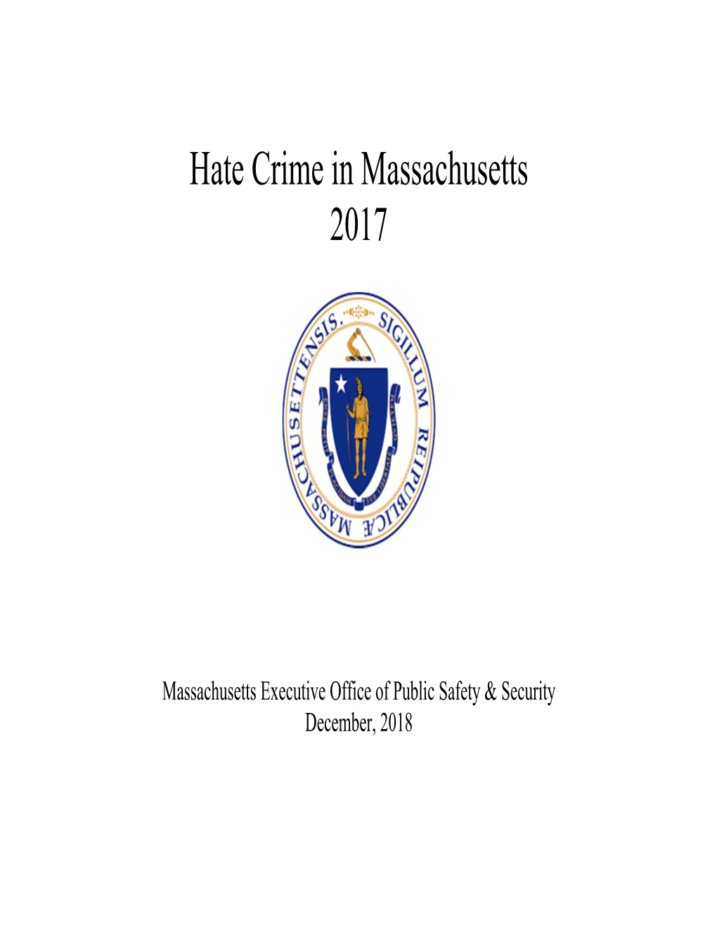 Hate Crime in Massachusetts 2017