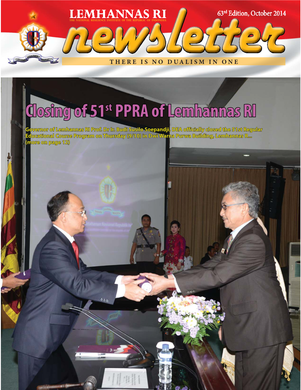 Closing of 51St PPRA of Lemhannas RI