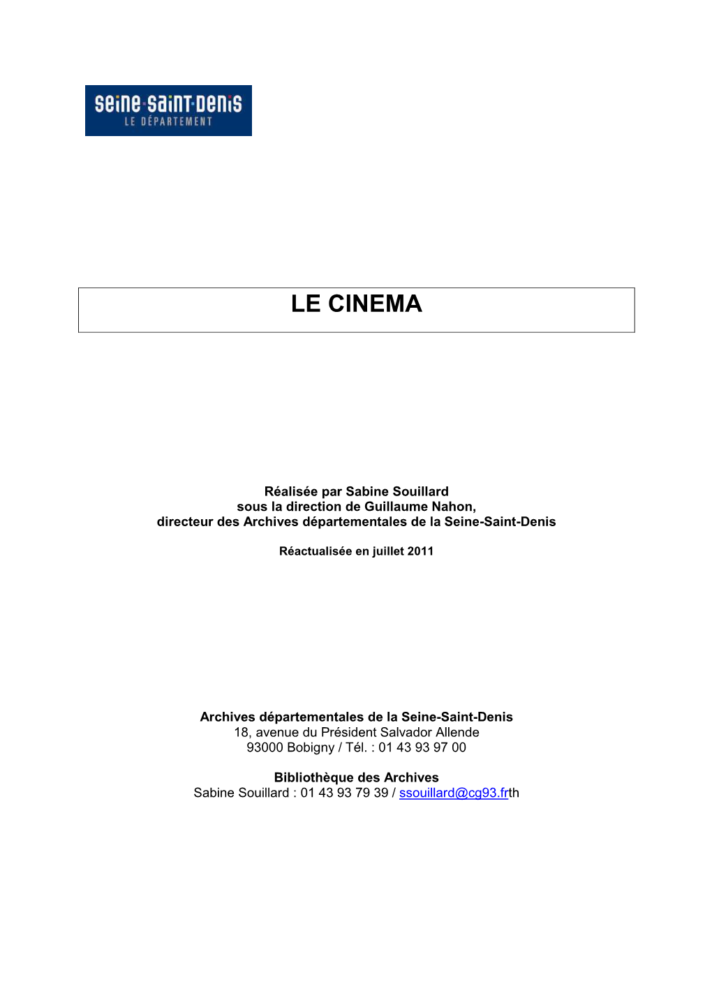 Cinématographique Française