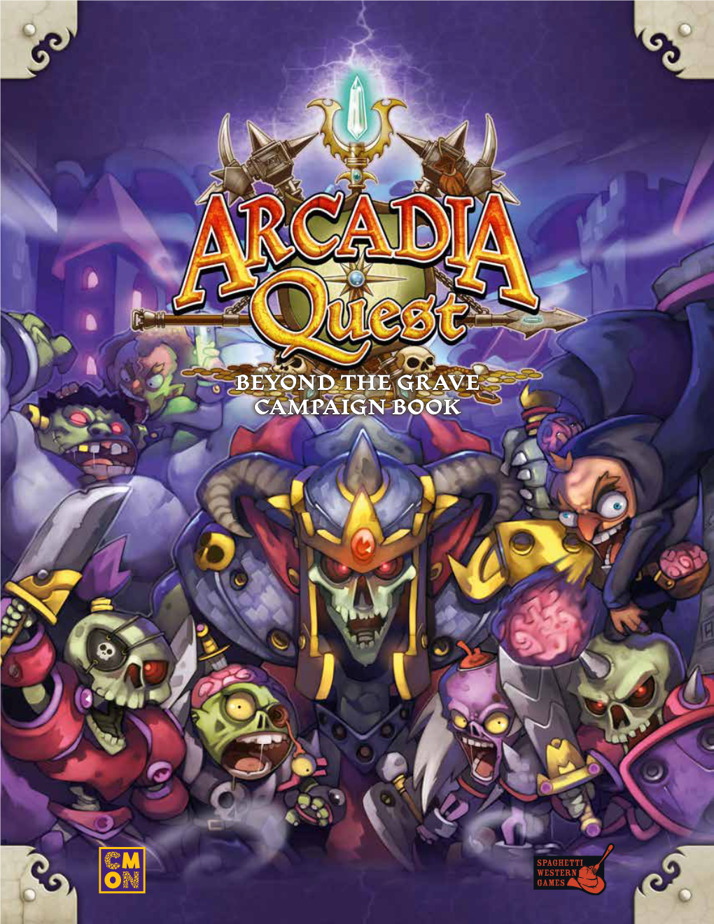 BEYOND the GRAVE CAMPAIGN BOOK ARCADIA QUEST - Rulebook TALES from the GRAVE