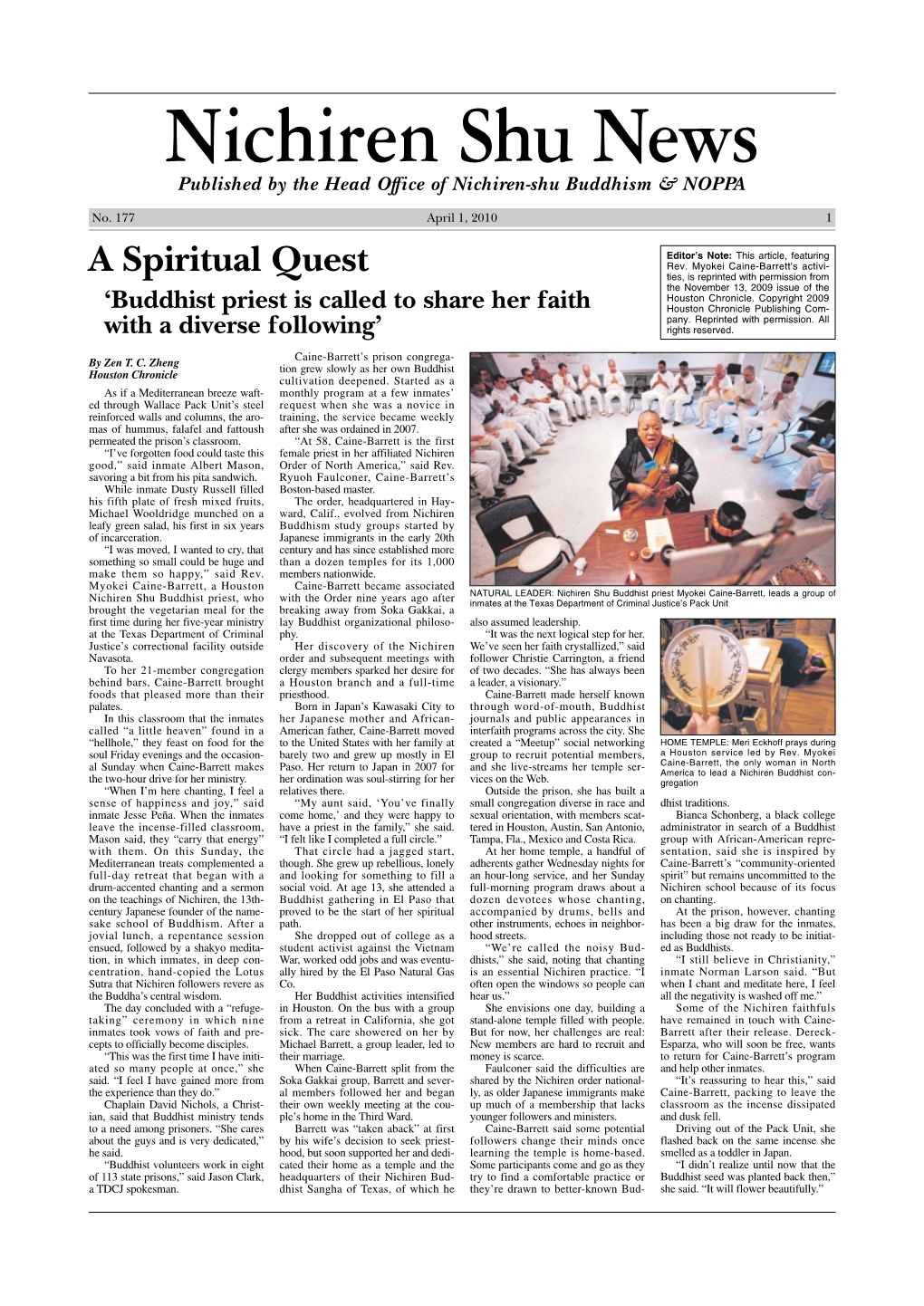 A Spiritual Quest Rev