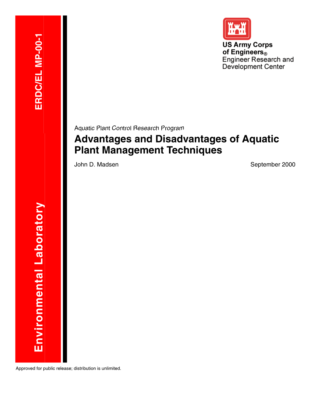 Advantages and Disadvantages of Aquatic Plant Management Techniques by John D