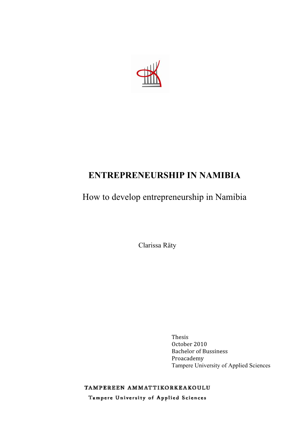 Entrepreneurship in Namibia