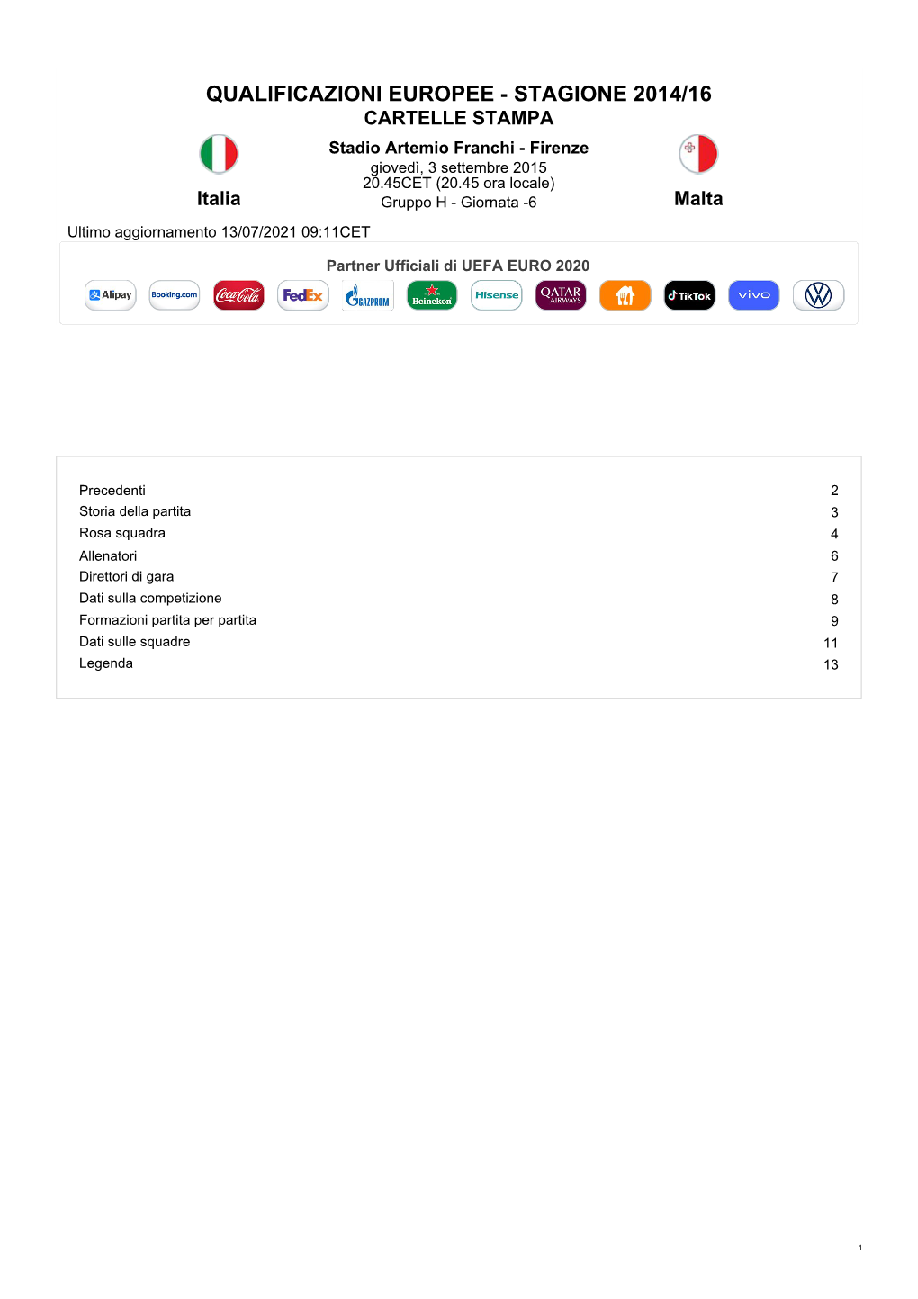 Qualificazioni Europee