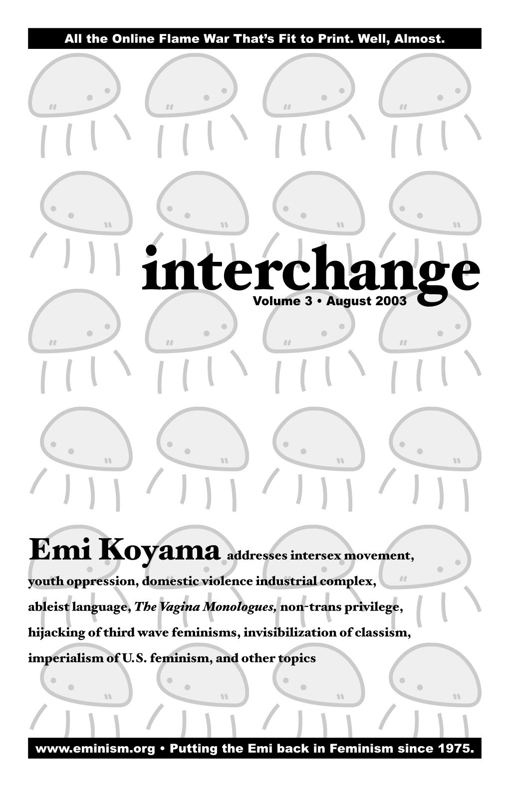 Interchangevolume 3 • August 2003