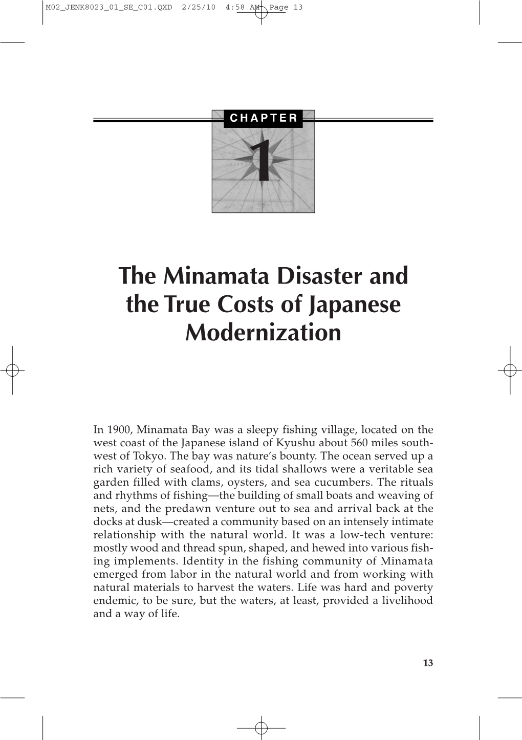 The Minamata Disaster and the True Costs of Japanese Modernization