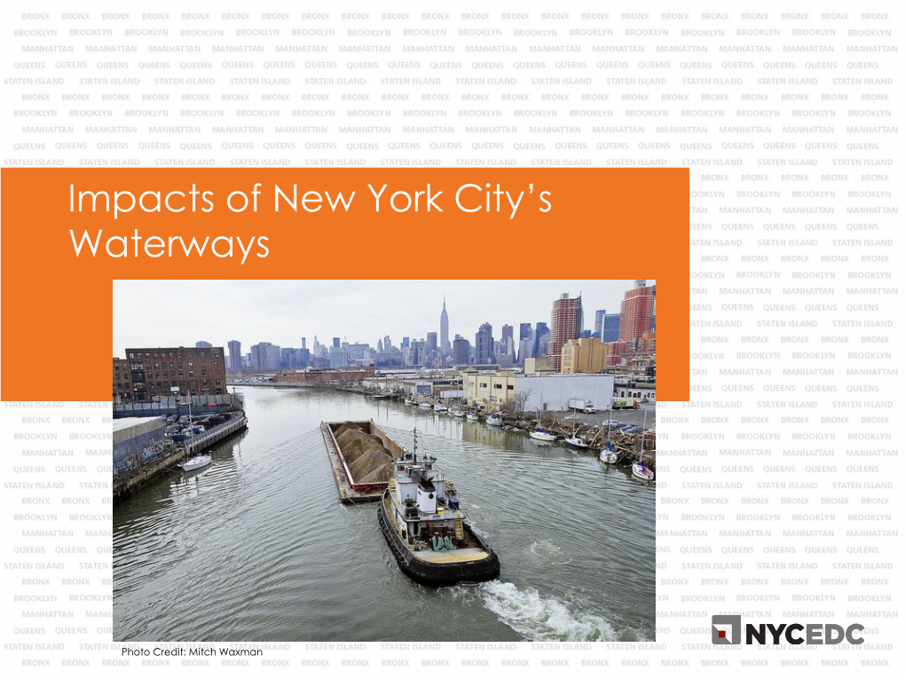 Impacts of New York City's Waterways