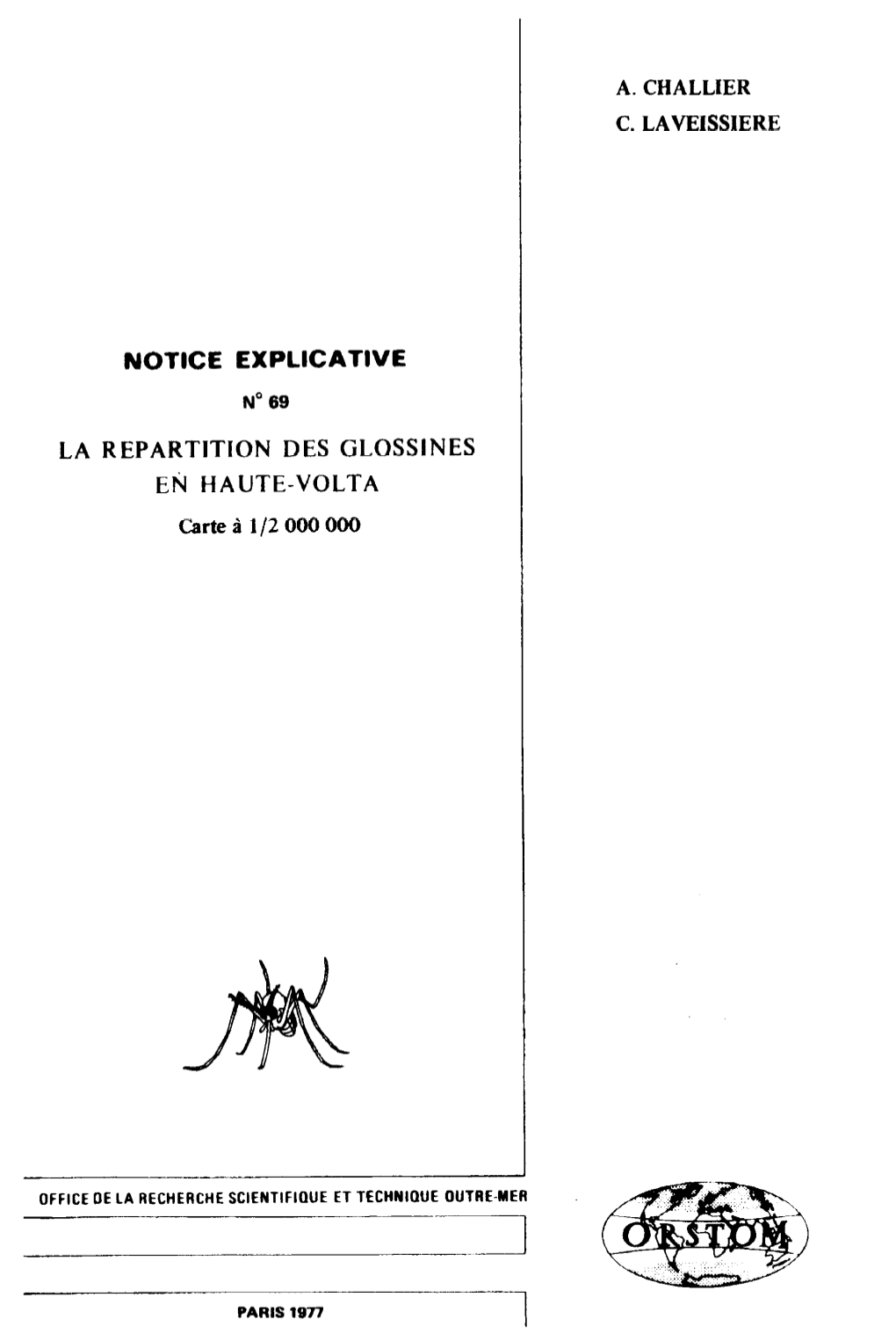 La Répartition Des Glossines En Haute-Volta, Plus De Détails Qu'on Ne L'avait Fait Jusqu'ici