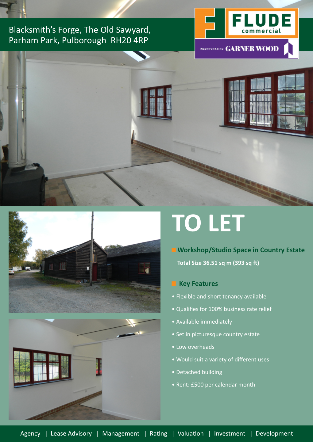 TO LET Workshop/Studio Space in Country Estate Total Size 36.51 Sq M (393 Sq Ft)