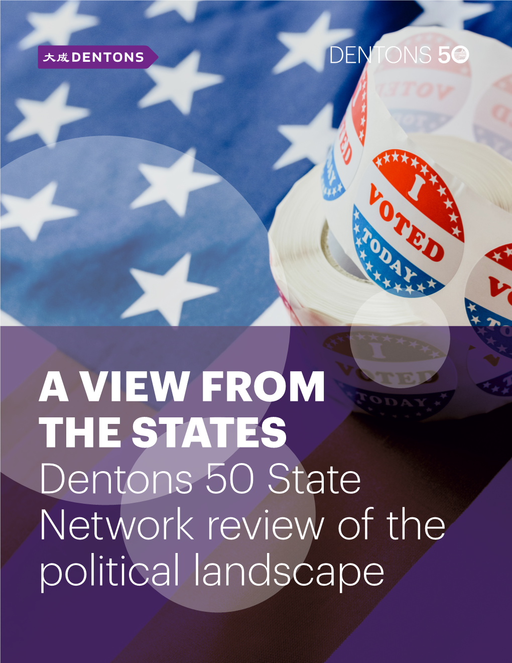 A VIEW from the STATES Dentons 50 State Network Review of the Political Landscape