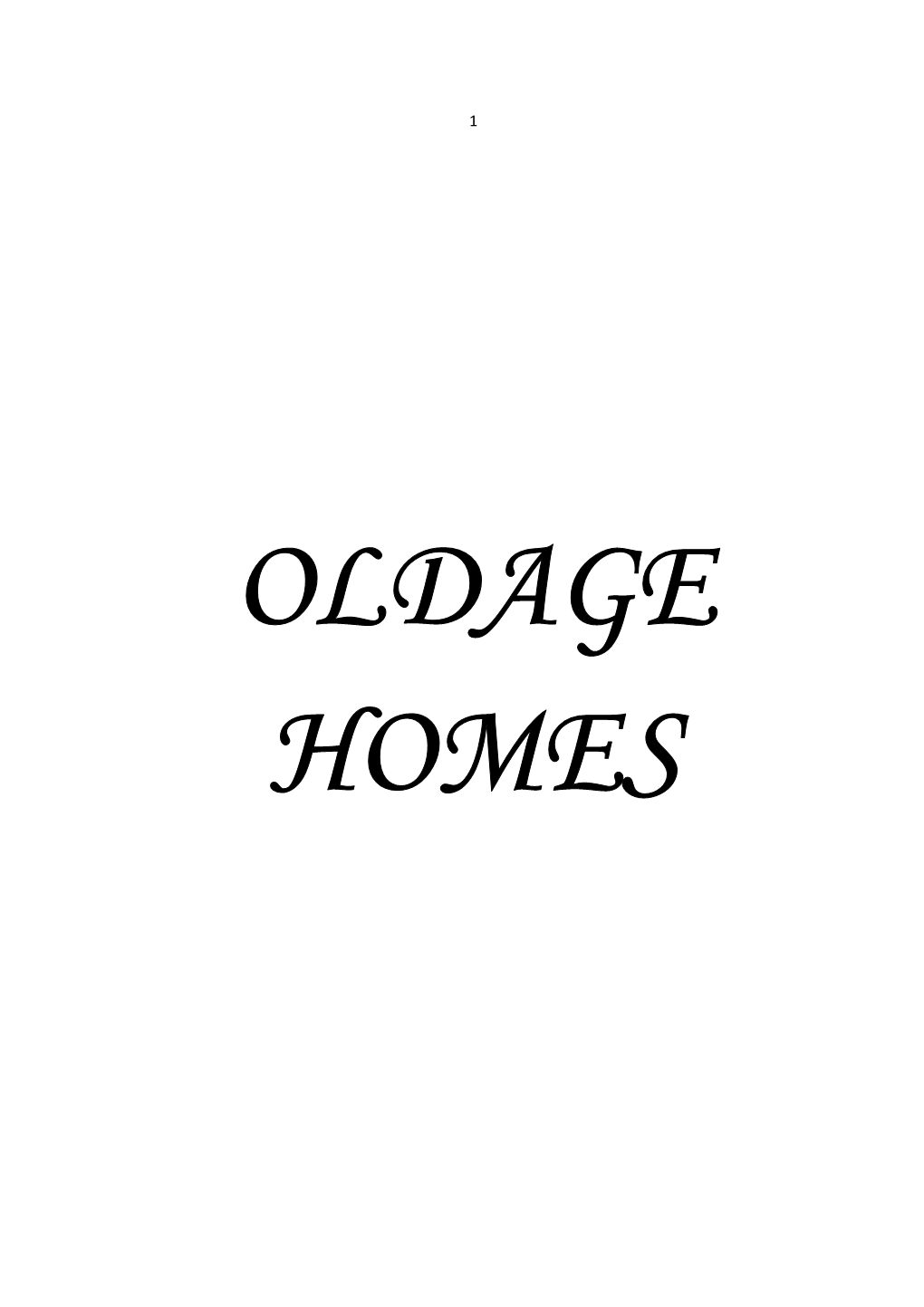 Institutions Recognized by Ocb As on 09/05/2018-Oldage Homes