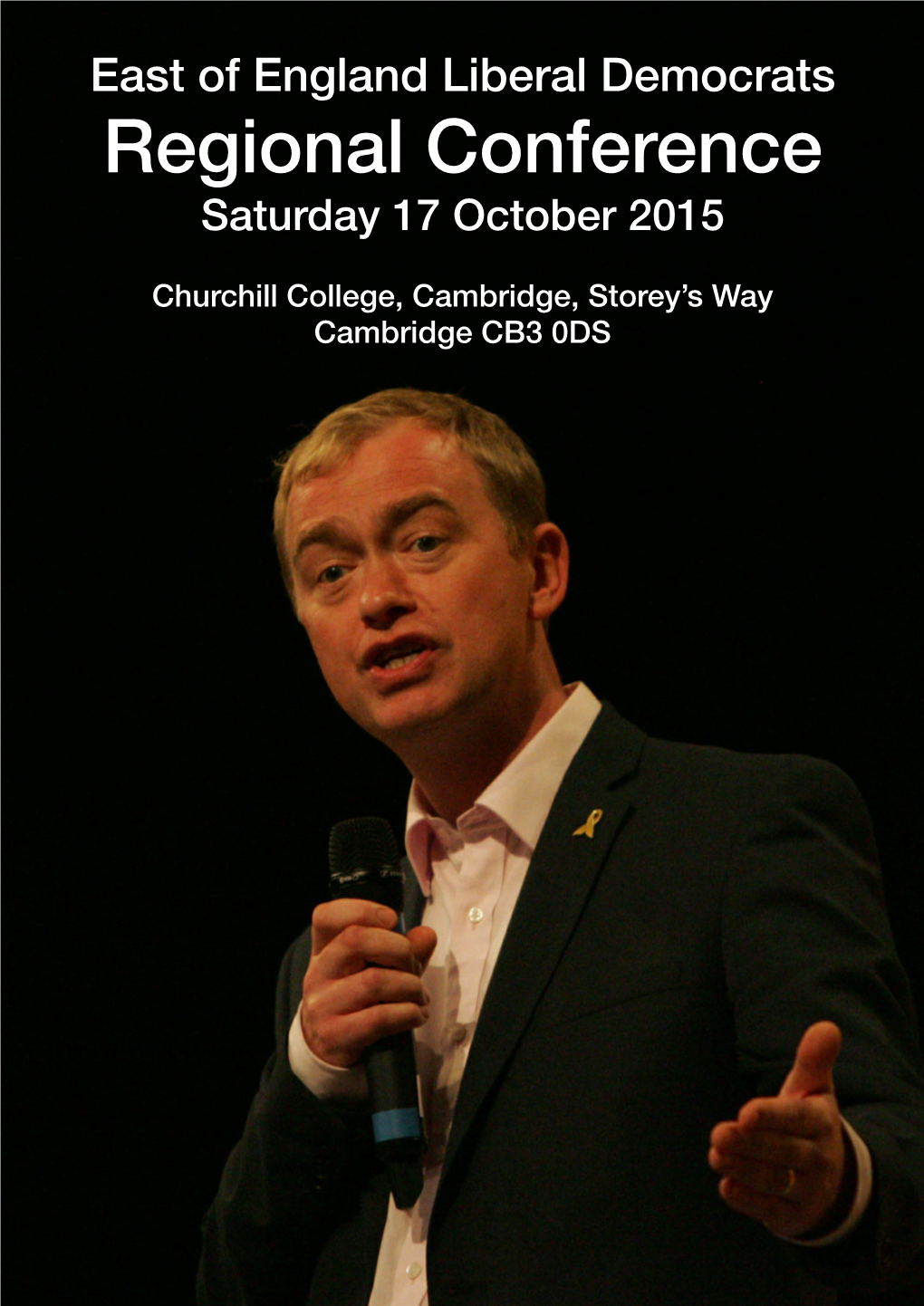 East of England Liberal Democrats Regional Conference Saturday 17 October 2015