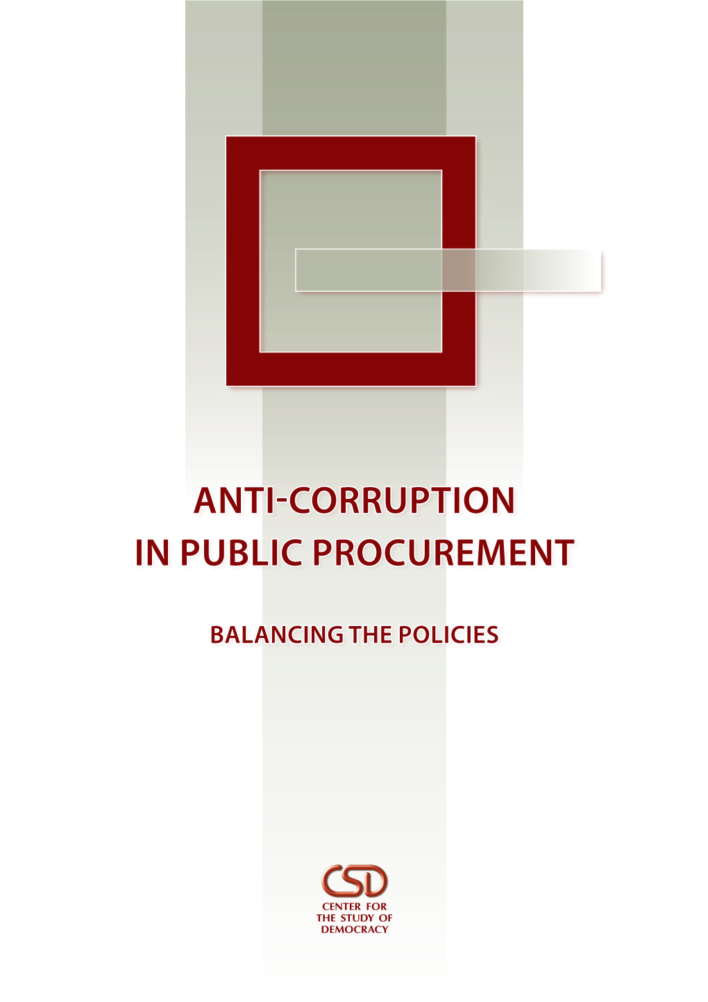 Anti-Corruption in Public Procurement