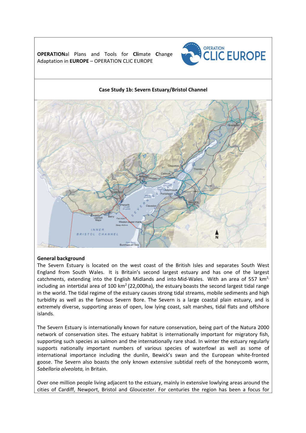 Case Study 1B: Severn Estuary/Bristol Channel