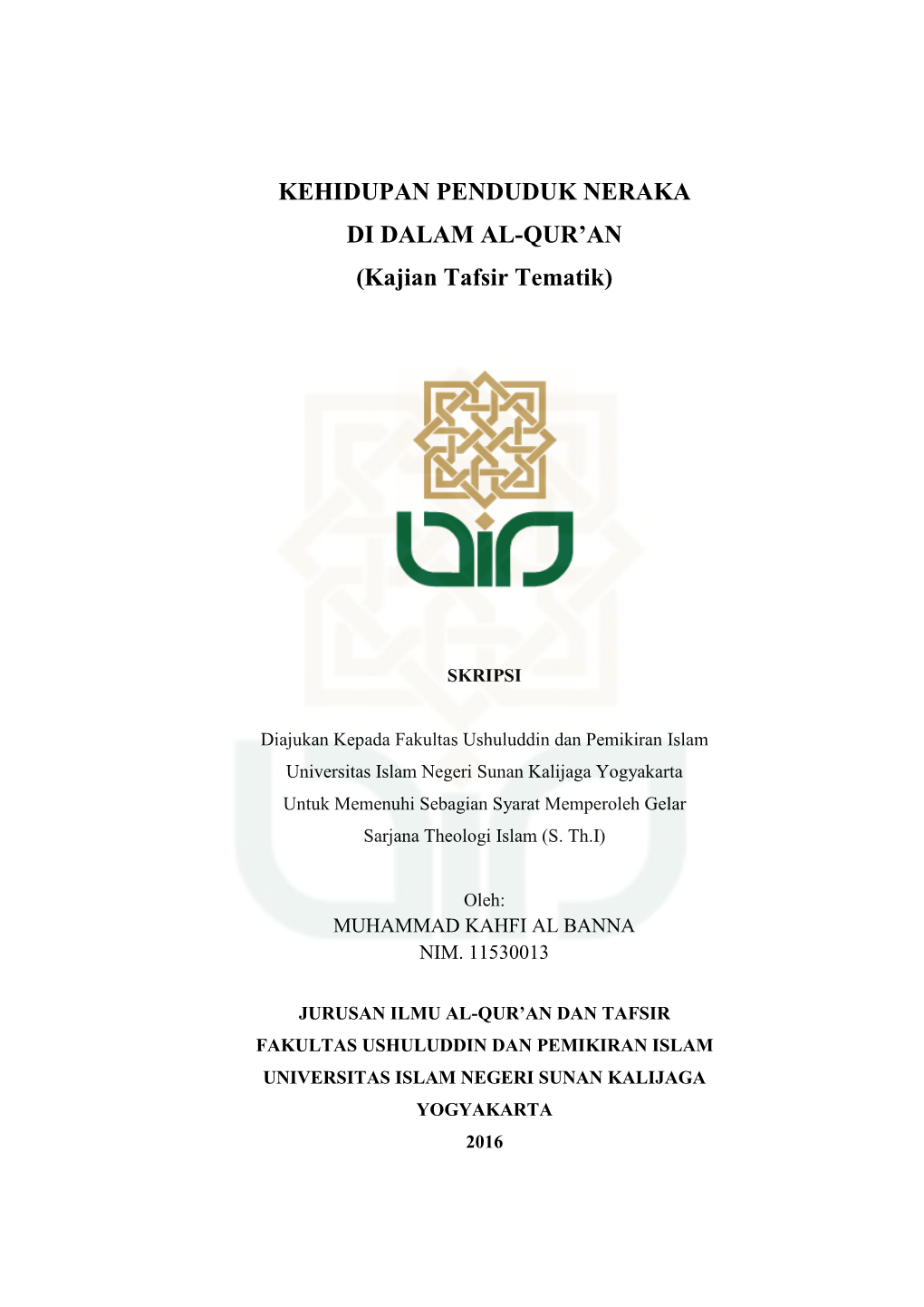 Kehidupan Penduduk Neraka Di Dalam Al-Qur'an