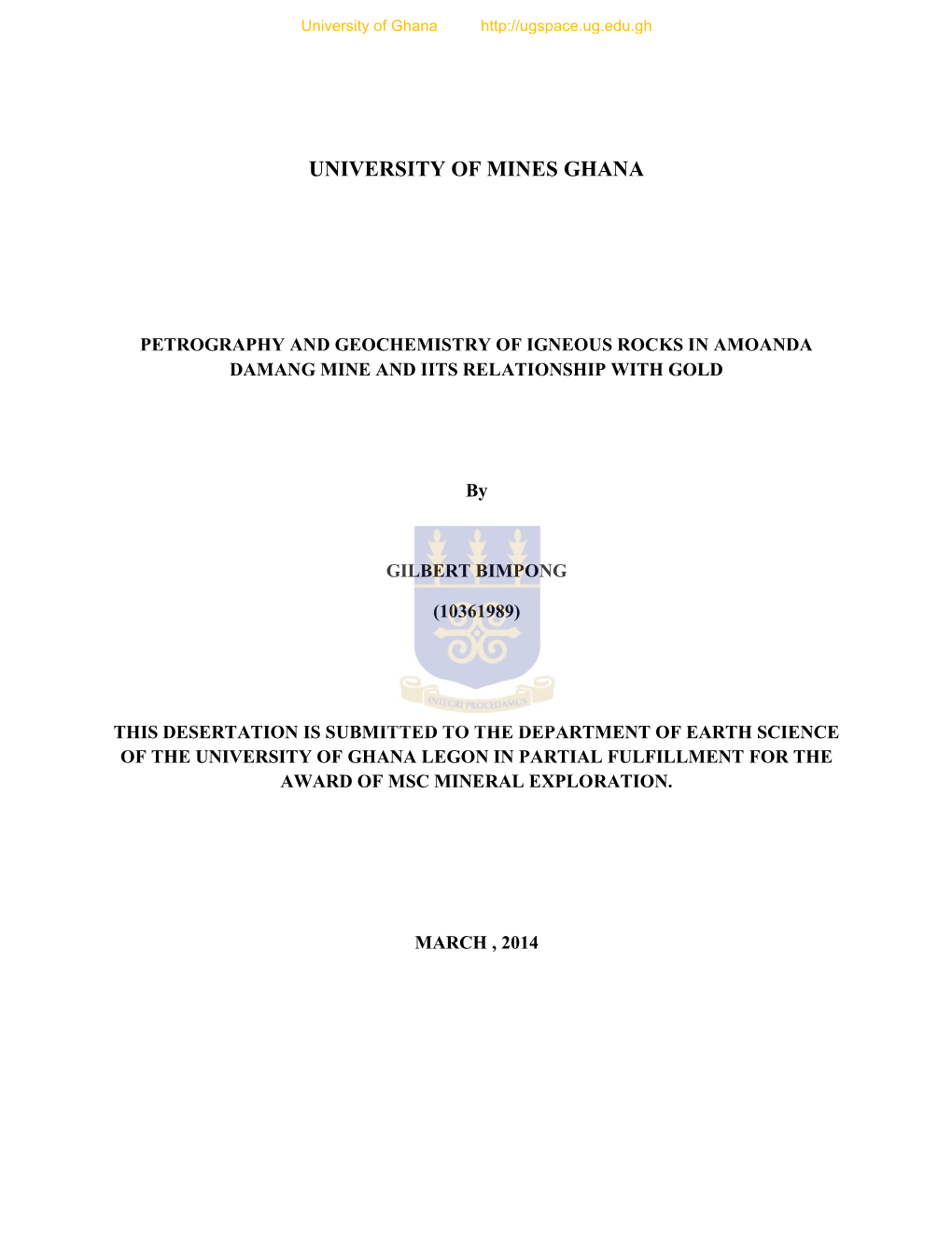 University of Mines Ghana