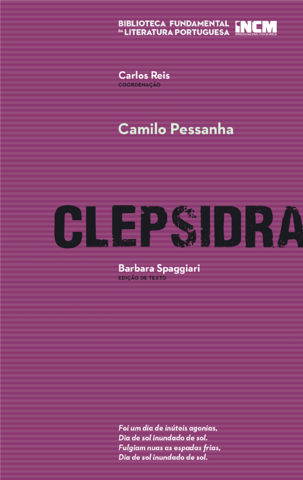 Clepsidra, De Camilo Pessanha, Na