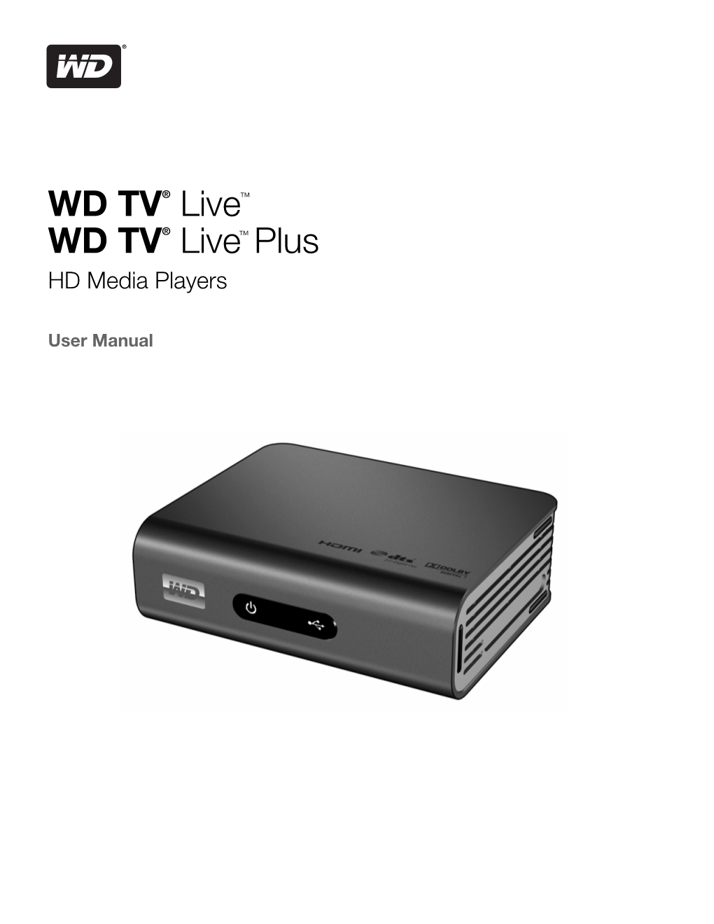 WD TV Live/WD TV Live Plus HD Media Player User Manual Index