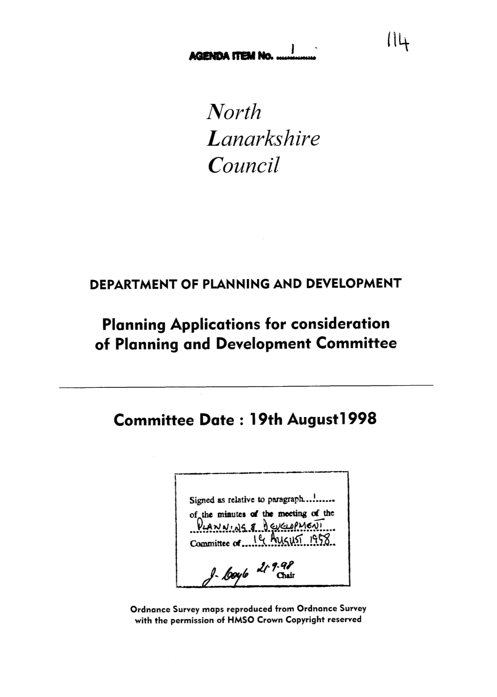 Department of Planning and Development