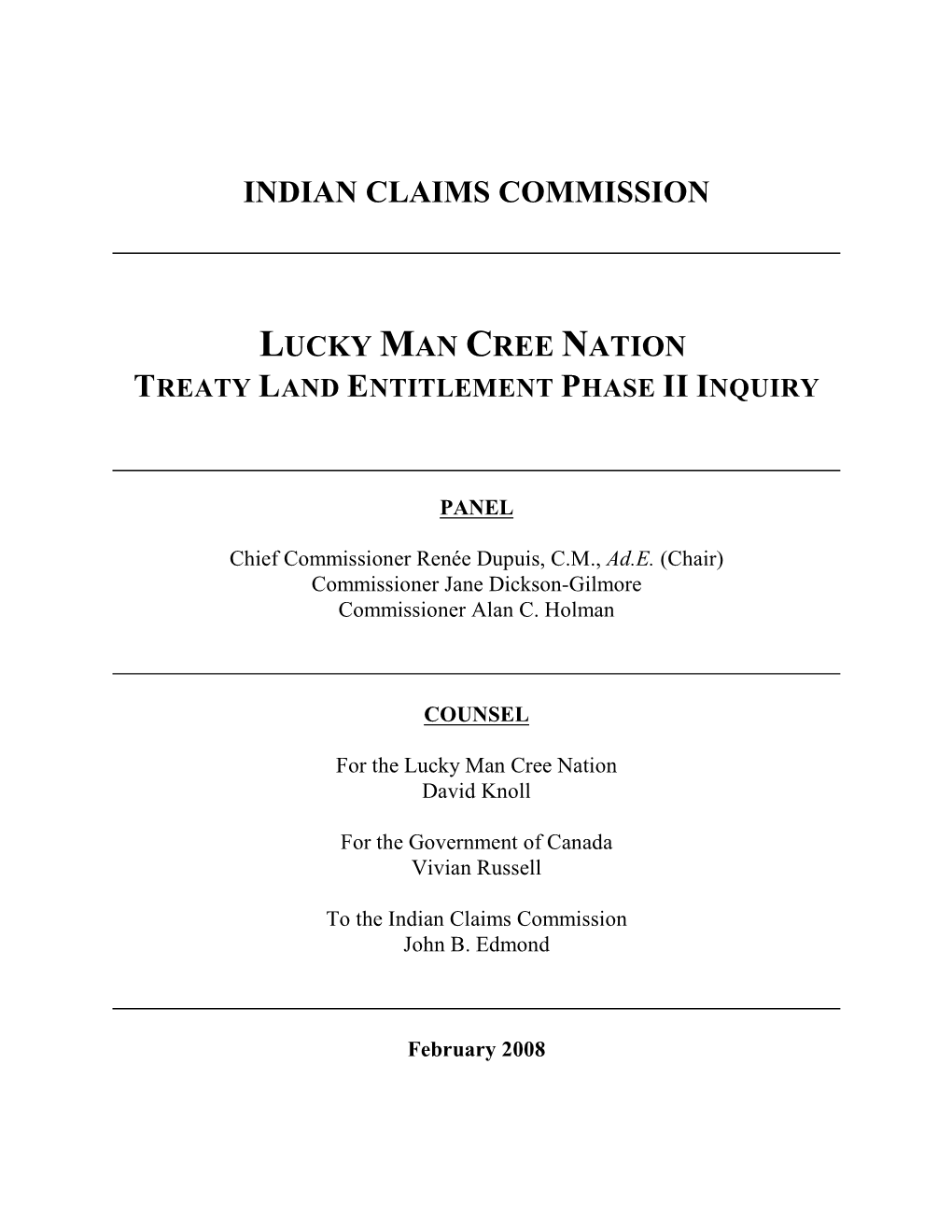 Indian Claims Commission