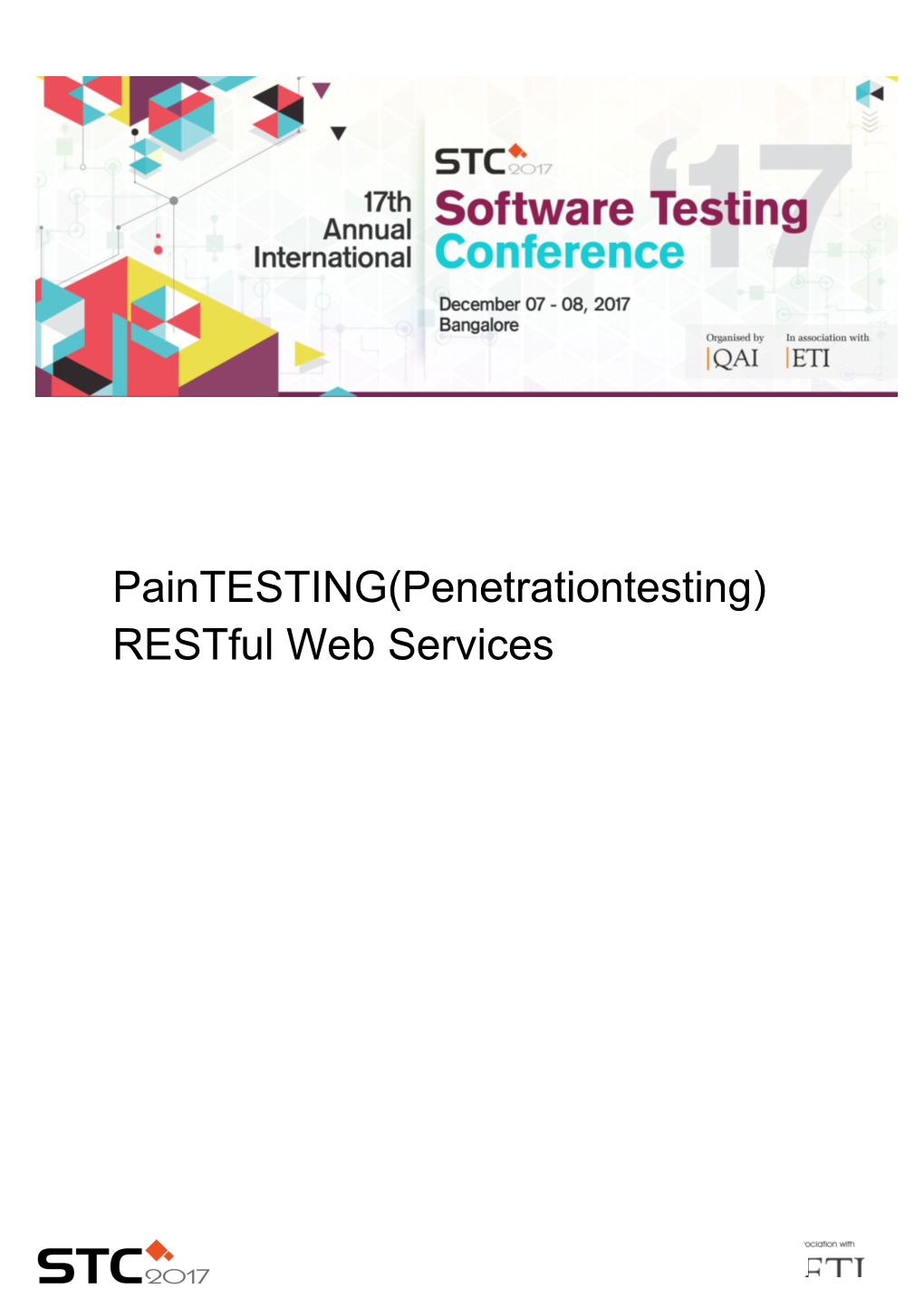 Paintesting(Penetrationtesting) Restful Web Services