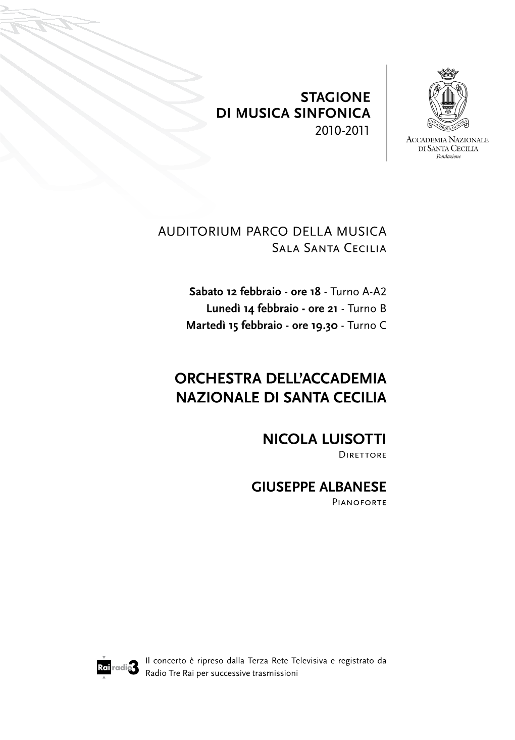 Orchestra Dell'accademia Nazionale Di Santa Cecilia