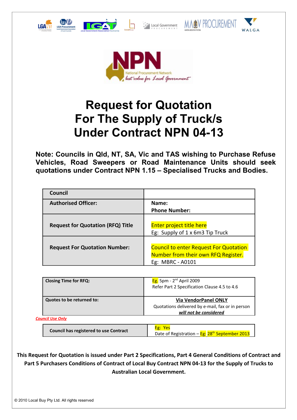 C2 Specification for Goods, Services, Goods and Services s1